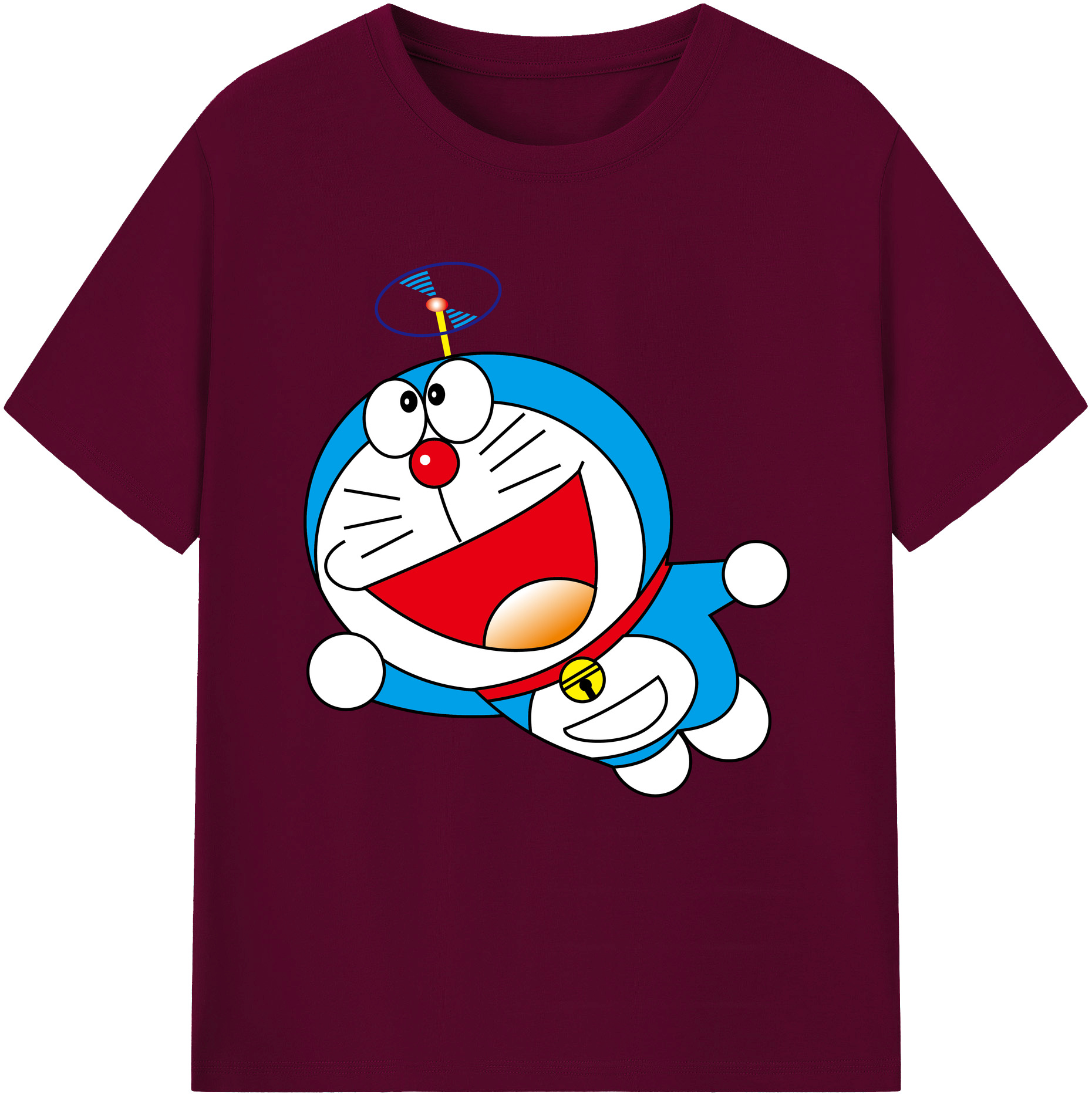 （画像用） ドラえもん Doraemon レディースカジュアルプリントTシャツ（綿100％）